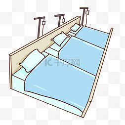 病毒图片_医院病房病床床位