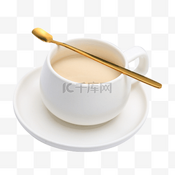 汤勺图片_咖啡杯奶茶