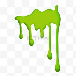 绿色液体图片_绿色液体粘液