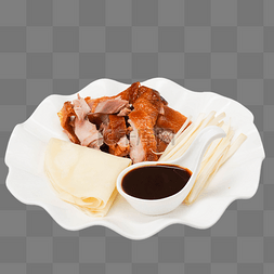 传统特色图片_烤鸭卷饼特色小吃