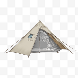 郊游户外图片_户外野营野餐帐篷手绘