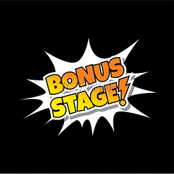 speech图片_Bonus Stage Comic Speech Bubble 卡通游戏