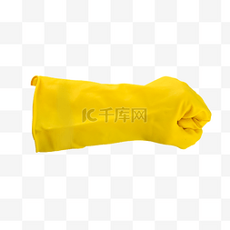 黄色橡胶手套图片_黄色日用品手套