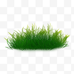 小草发芽科技感图片_绿色仿真小草草地草坪