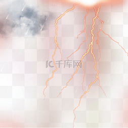 闪电云层图片_雷雨天气闪电季节抽象