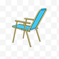 沙滩椅图片_海滩沙滩椅剪贴画