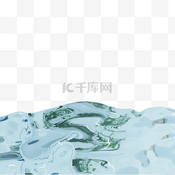 波光粼粼海水图片_3DC4D立体水面海面