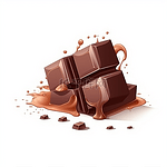 一块好吃的巧克力