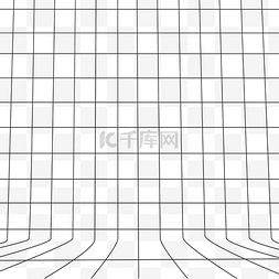 冲击图片_空间透视网格视觉冲击