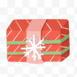 积雪图标图片_雪花礼物圣诞节包装盒子图片绘画