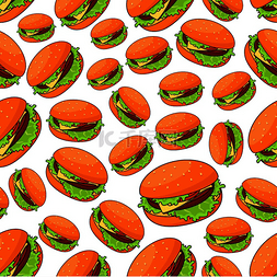 肉和西红柿图片_快餐无缝模式适用于外卖餐厅菜单