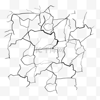 艺术自然地面裂缝