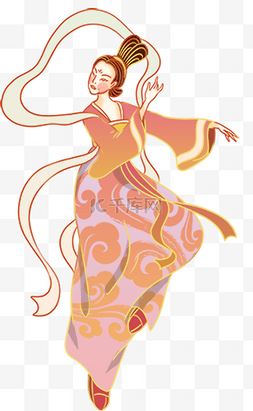 古代跳舞图片_古代跳舞女人