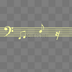 音符图片_动感音符五线谱