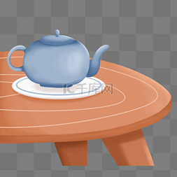 桌子茶壶图片_茶具茶壶茶几