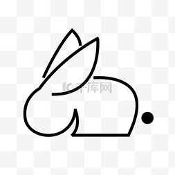 兔年兔子LOGO标志图标