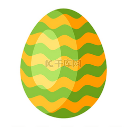 活动的点缀图片_复活节快乐装饰蛋的插图。