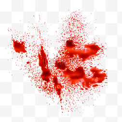 飞溅血图片_红色血迹污点