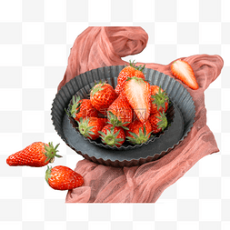 健康新美食图片_夏季美味水果新鲜草莓