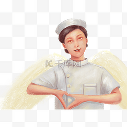 天使翅膀图片_国际护士节之护士
