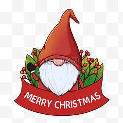 圣诞侏儒图片_圣诞侏儒圣诞红矮星植物装饰