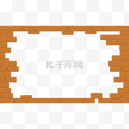 工厂风图片_泥瓦砖块工业风工厂边框游戏电竞