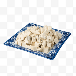 菜品摄影图图片_白豆腐豆腐块
