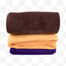 织物折叠多彩干燥毛巾卷