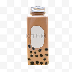 饮料塑料瓶图片_奶茶新鲜食品饮料特写