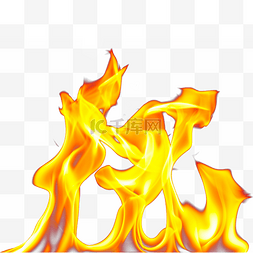 燃烧火焰黄色摄影图