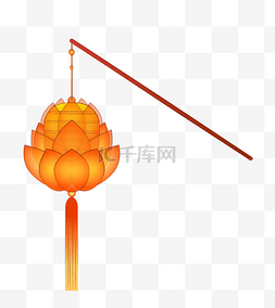 中国风古风荷花灯