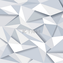 抽象几何背景，多边形设计与纸三