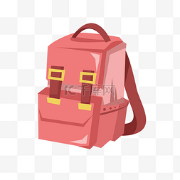 学生粉色书包