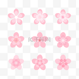 粉色集合图片_粉色樱花合集春天日本樱花