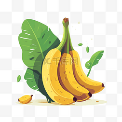 夏季扁平卡通风香蕉