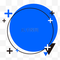 孟菲斯图片_极简孟菲斯几何边框