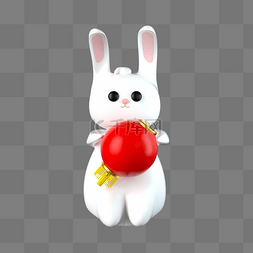 3d立体兔年兔子形象
