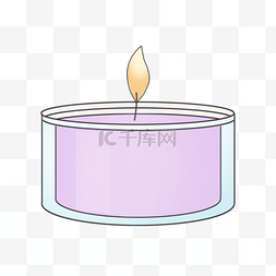 彩色炫彩背景紫色图片_香水香膏固体蜡烛图片绘画卡通