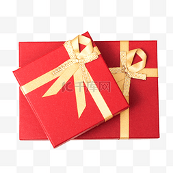 电商服饰产品图片_礼物盒电商产品小商品红色礼物盒