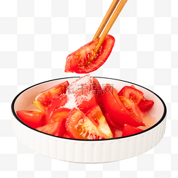 西红柿白糖图片_白糖拌西红柿