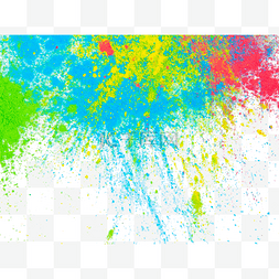 飞溅颗粒图片_彩色粉末喷雾