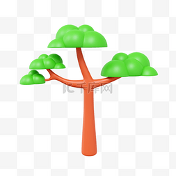 立体小树图片_3DC4D立体小树树木