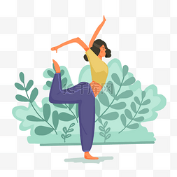健康快乐的世界瑜伽日