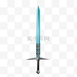 logo刀剑图片_绿色刀剑武器