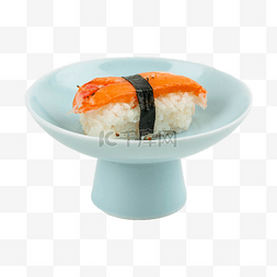 三文鱼寿司美食