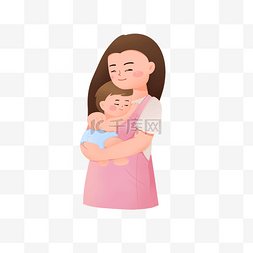 婴儿坐着的图片_抱着孩子婴儿的家政月嫂