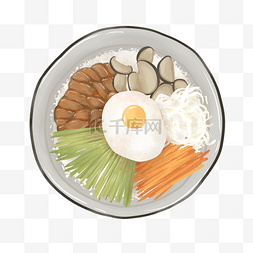 韩国牛肉图片_韩国石锅拌饭插图