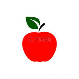 成熟苹果图片_苹果是红色的。