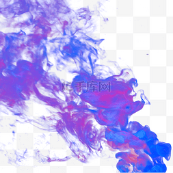蓝紫色灰尘气体烟雾纹理
