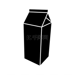 牛奶纸箱图片_牛奶图标包装